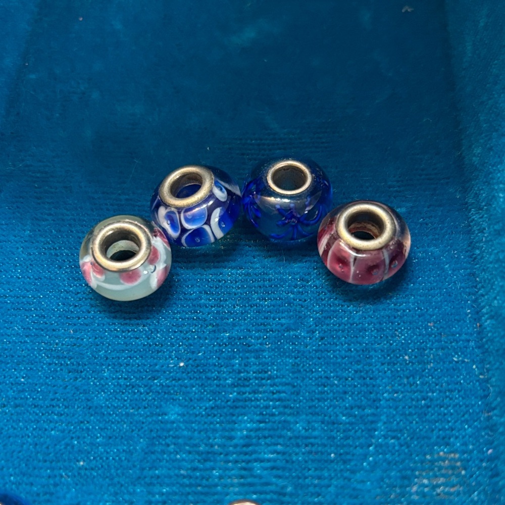 Colorful Glass Beads Set